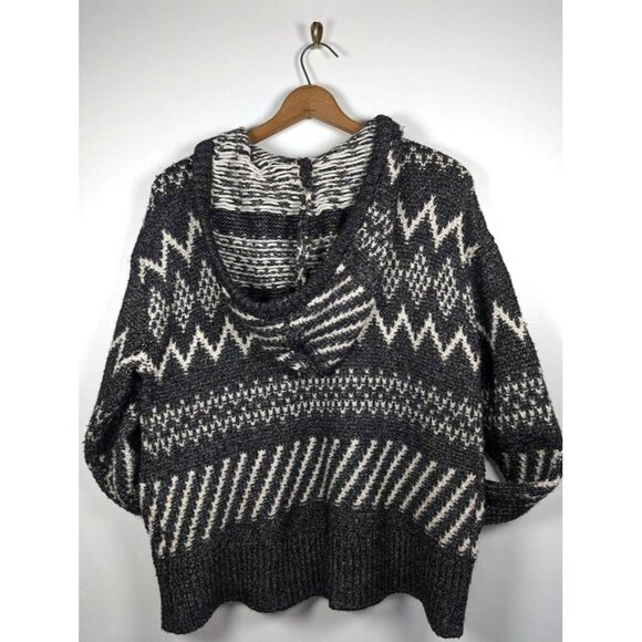 Y2K Victoria's Secret Sweater Small Fair Isle Nordic Chunky Wool Fisherman Boho - Picture 3 of 11